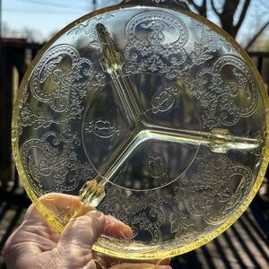 Indiana Glass #612 divided relish dish